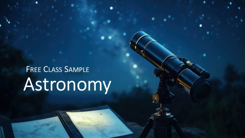 Homeschool Science Class in Astronomy